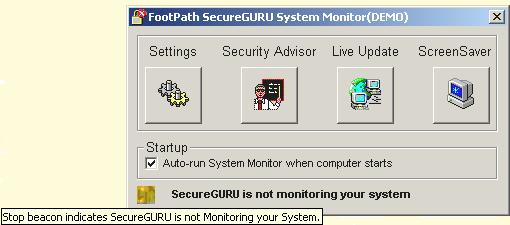 SecureGURU System Monitor Console